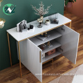 Wood Side Cabinet Storage Sideboard Cabinet Table Cabinet